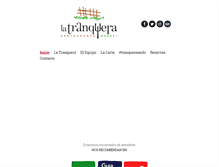 Tablet Screenshot of la-tranquera.es